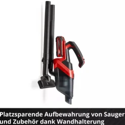 Akku-Handstaubsauger 'TE-HV 18/06 Li - Solo' ohne Akku und Ladegerät