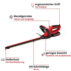 Akku-Heckenschere 'GC-CH 1846 Li Kit' 46 cm 18 V mit Akku