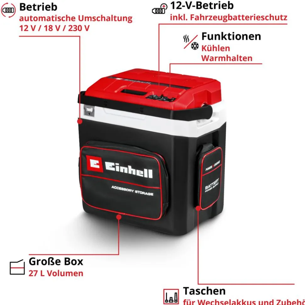Akku-Kühlbox 'TE-COL 18/27 Li-Solo' Set 18 V ohne Akku und ohne Ladegerät