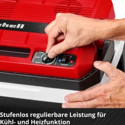 Akku-Kühlbox 'TE-COL 18/27 Li-Solo' schwarz/rot 27 l mit Warmhaltefunktion