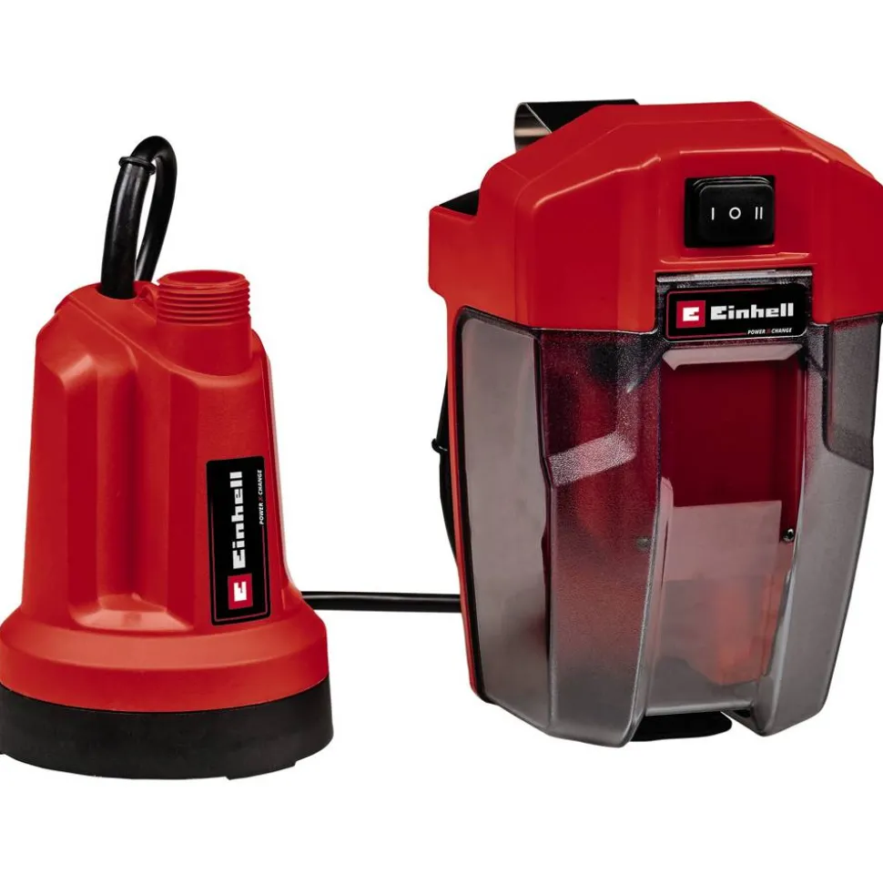 Akku-Klarwasserpumpe 'GE-SP 18 LL Li' 4500 l/h mit Akku und Ladegerät