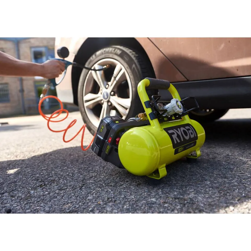 Akku-Kompressor 'One+ R18AC-0' 18 V ohne Akku und Ladegerät