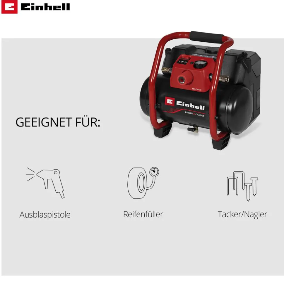 Akku-Kompressor 'TE-AC 36/150 Li OF-Solo' ohne Akku und Ladegerät