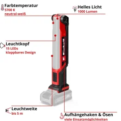 Akku-Lampe 'TE-CL 18/1000 S Li - Solo' 18 V 1000 lm ohne Akku