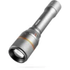 Akku-LED-Taschenlampe 'Davinci 3500' silbergrau 4 Leuchtmodi