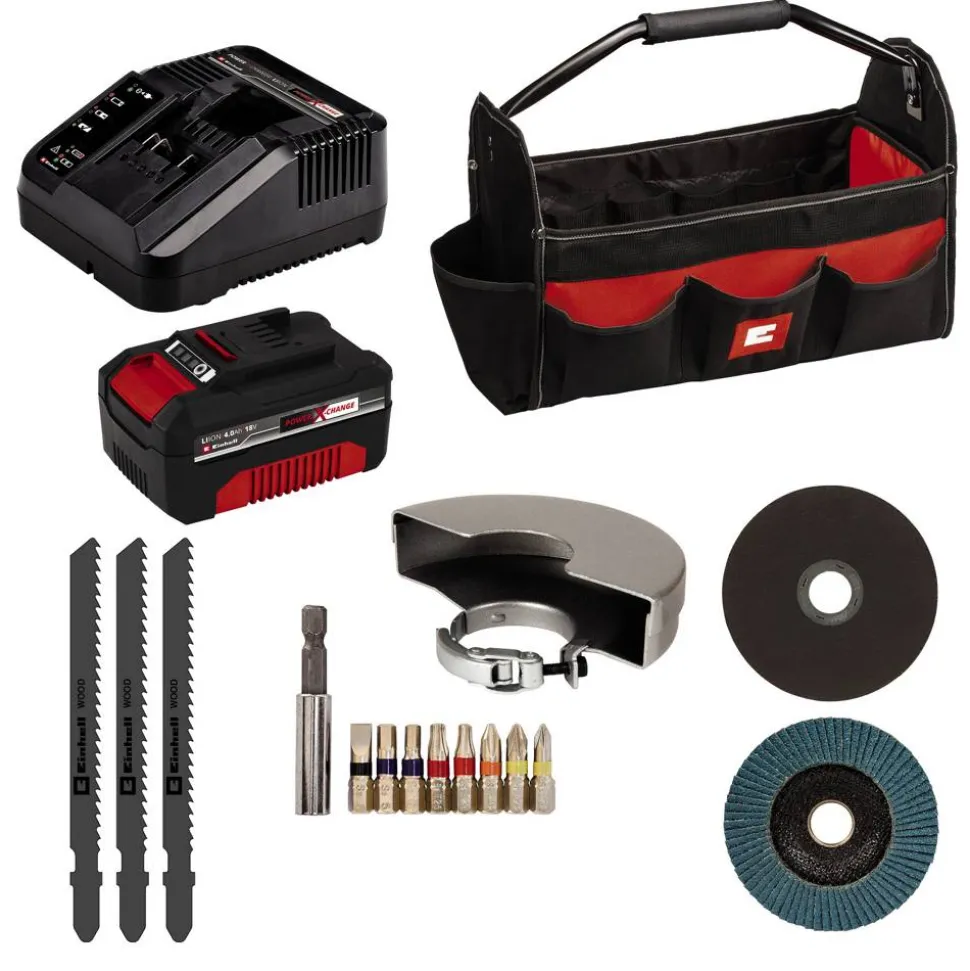 Akku-Maschinen-Set 'Power X-Change TE-TK 18/3 Li Kit (JS+CD+AG)'