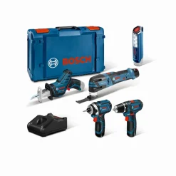 Akku-Maschinen-Set '5-Tool-Kit Professional GSR' 12 V mit 3 Akkus und Ladegerät