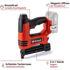 Akku-Nagler/Tacker 'TE-CN 18 Li - Solo' ohne Akku und Ladegerät