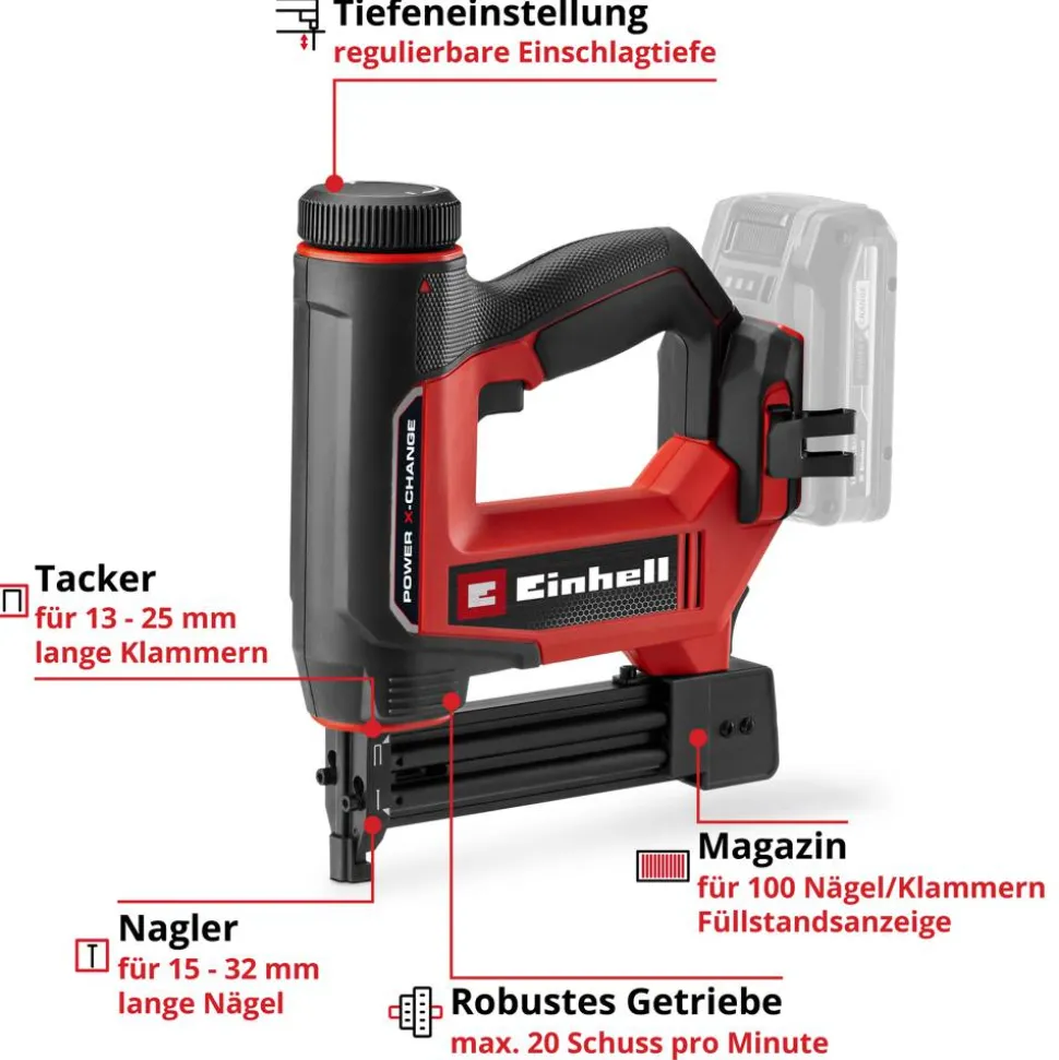 Akku-Nagler 'TE-CN 18/32 Li - Solo' ohne Akku