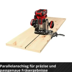 Akku-Ober- und Kantenfräse 'TP-RO 18 Set Li BL - Solo' ohne Akku und Ladegerät