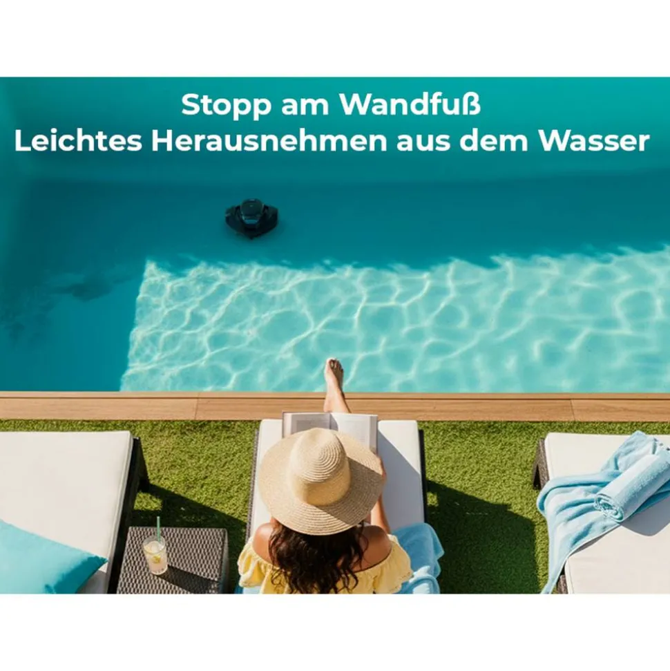 Akku-Pool‑Roboter 'RBG90' für Pools bis 80 m²