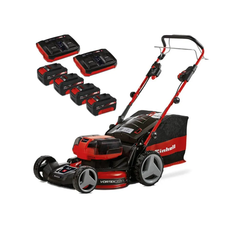 Akku-Rasenmäher 'GP-CM 36/47 S HW Li' mit 4 x 18 V Akkus und 2 Ladegeräten, bis 700 m²
