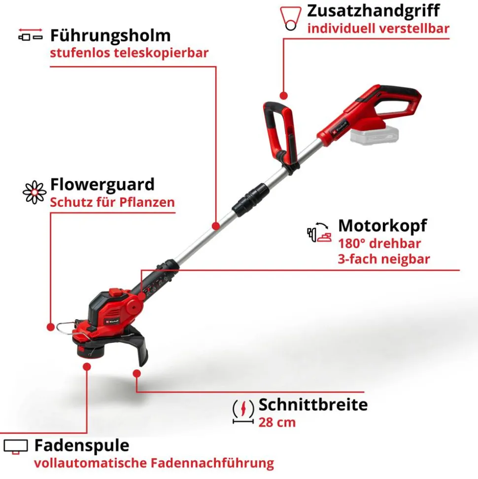 Akku-Rasentrimmer 'GE-CT 18/28 Li-Solo' ohne Akku