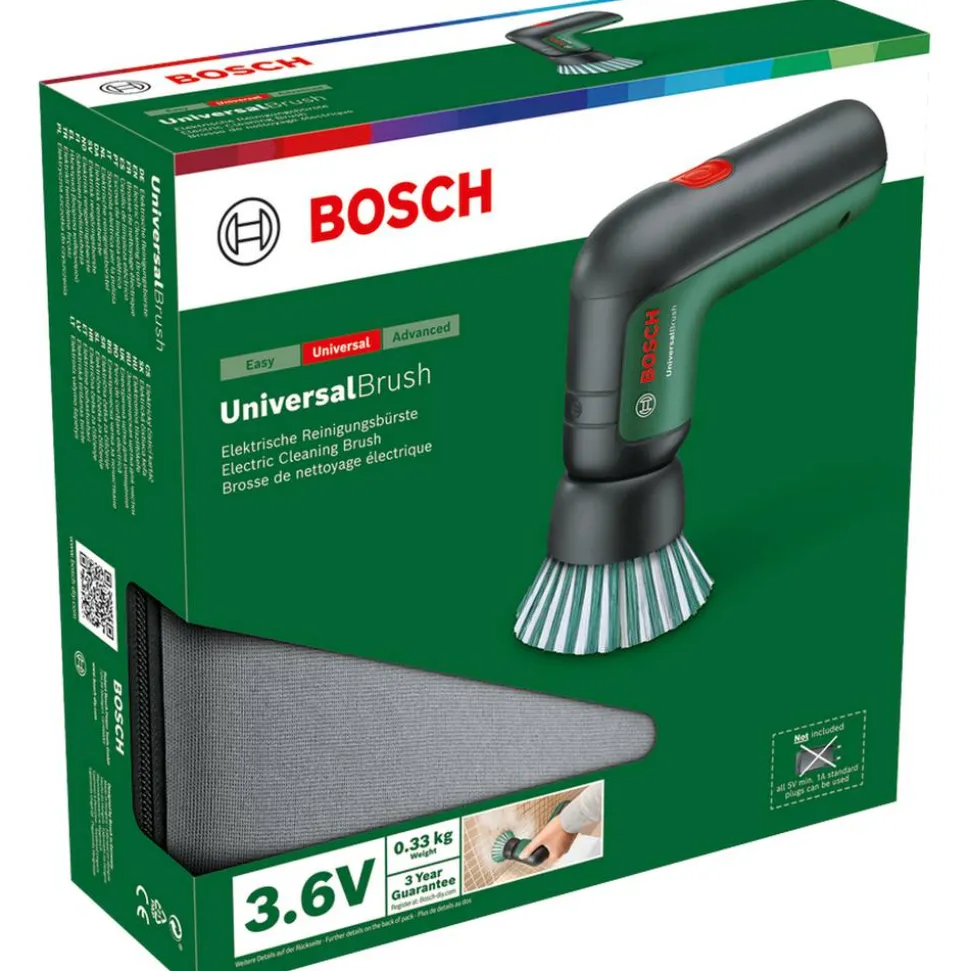 Akku-Reinigungsbürste 'UniversalBrush' 2 Ah, 13-teilig