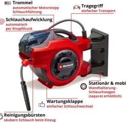 Akku-Schlauchtrommel 'GE-HR 18/30 Li-Solo' ohne Akku und Ladegerät