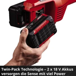 Akku-Sense 'Agillo 36/255 BL-Solo' 2 x 18 V, ohne Akku