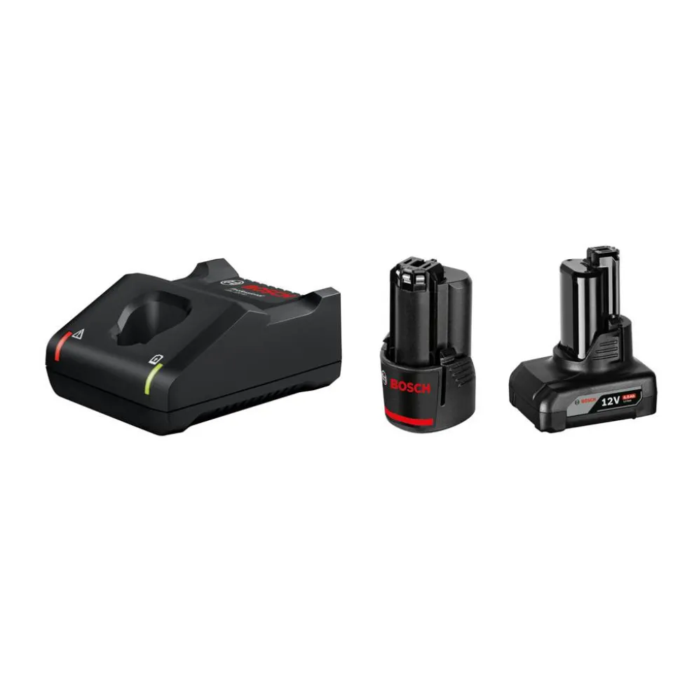 Akku-Starter-Set 'Professional' Ladegerät, Akku 12 V, 2,0 Ah und Akku 12 V, 4,0 Ah