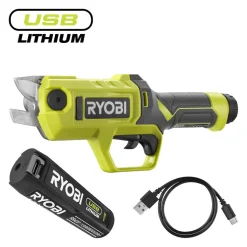Akku-Strauchschere 'RY4CGSA-120' 4 V mit 2,0 Ah Akku und Ladekabel