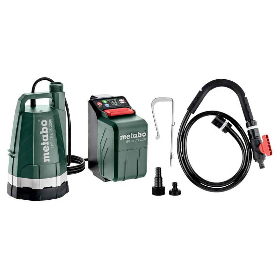Akku-Tauch-/Regenfasspumpe 'TPF 18 LTX 2200' 2200 l/h ohne Akku