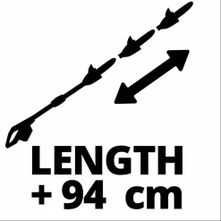 Akku-Teleskop-Heckenschere 'GE-HH 18/45 Li T-Solo' bis zu 2,6 m 18 V ohne Akku