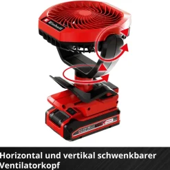 Akku-Ventilator 'GC-CF 18/110 Li-Solo' ohne Akku und Ladegerät