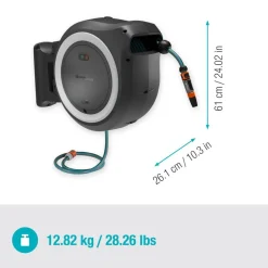 Akku-Wand-Schlauchbox 'PowerRoll XL' 18 V 35 m