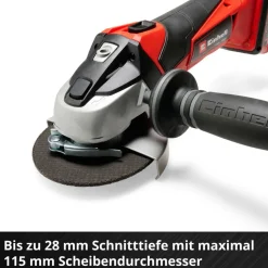 Akku-Winkelschleifer 'TE-AG 18/115 Li - Solo'