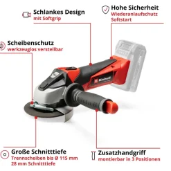 Akku-Winkelschleifer 'TE-AG 18/115 Li - Solo'