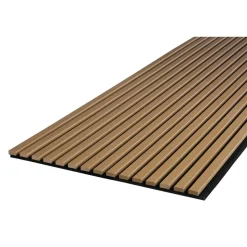 Akustik-Paneel Eiche natur furniert 2400 x 561 x 19 mm