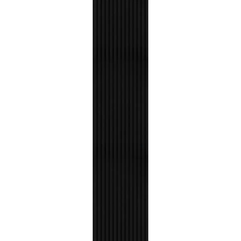 Akustik-Paneel Lederoptik schwarz 2400 x 561 x 19 mm