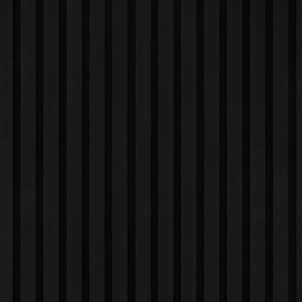 Akustik-Paneel Lederoptik schwarz 2400 x 561 x 19 mm