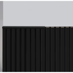 Akustik-Paneel schwarz matt 2400 x 561 x 19 mm