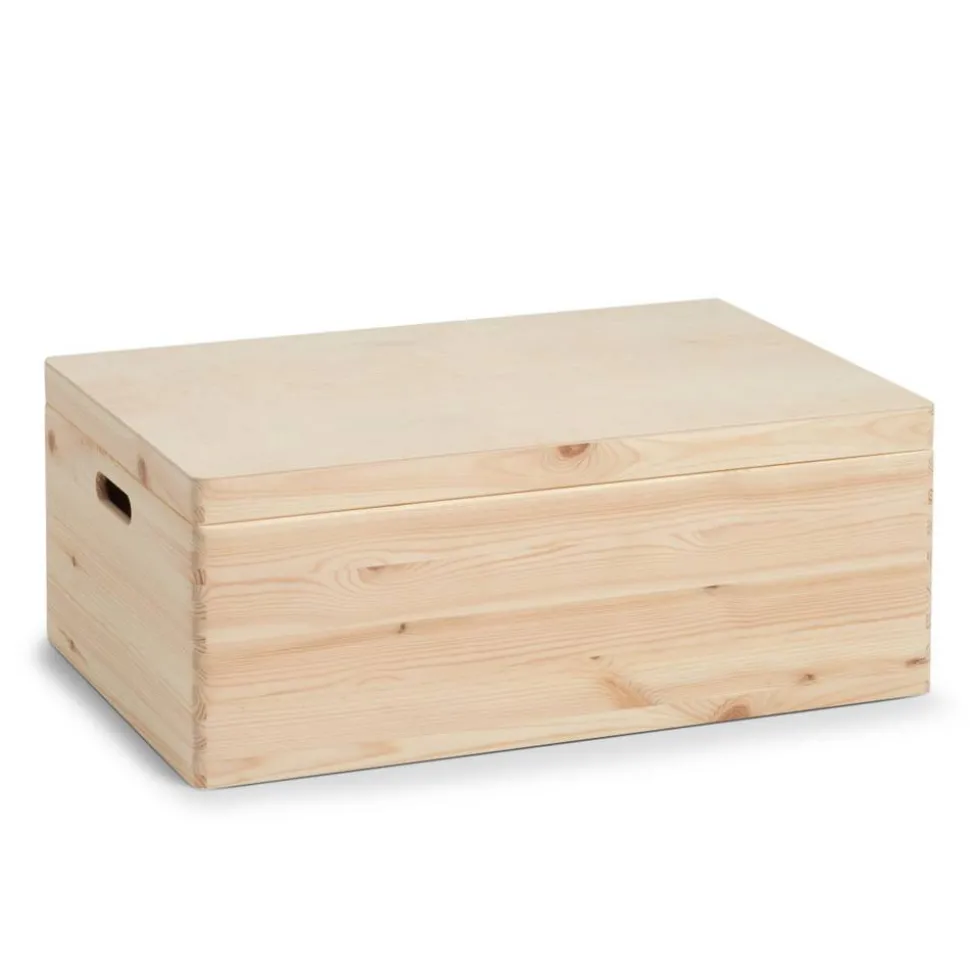 Allzweckkiste holzfarben 60 x 23,7 x 40 cm