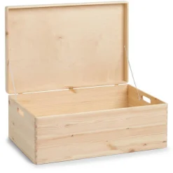 Allzweckkiste holzfarben 60 x 23,7 x 40 cm