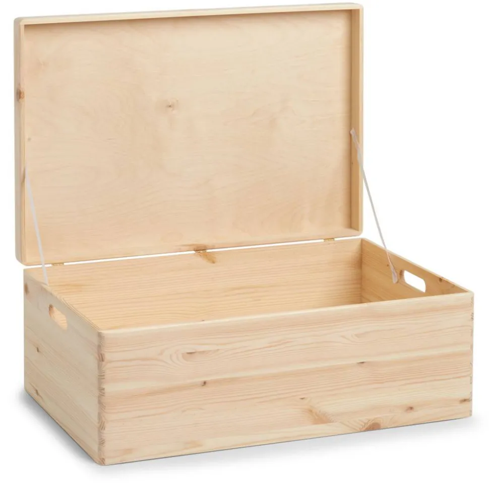 Allzweckkiste holzfarben 60 x 23,7 x 40 cm