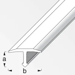 Alu-Fugenabdeckprofil 100 x 1,4 x 0,6 cm