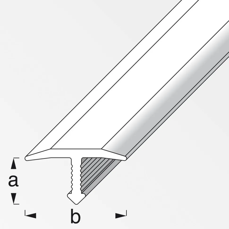 Alu-Fugenabdeckprofil 100 x 1,4 x 0,6 cm