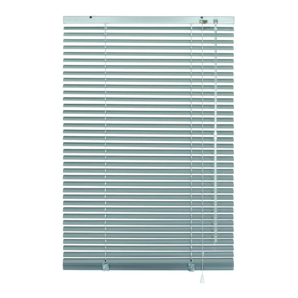 Alu-Jalousie silberfarben 60 x 140 cm