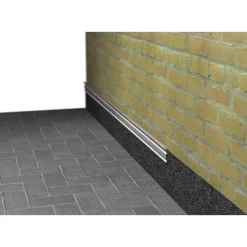 Alu-Kappleiste aluminiumfarben 200 x 6 cm