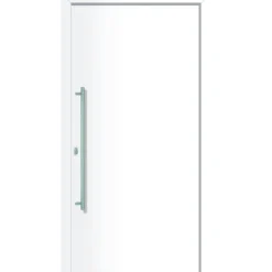 Alu-Kunststoffhaustür "Ontario" weiß DIN L 100x210cm
