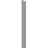 Aluminium-Pfostenabdeckleiste silbergrau 300 cm