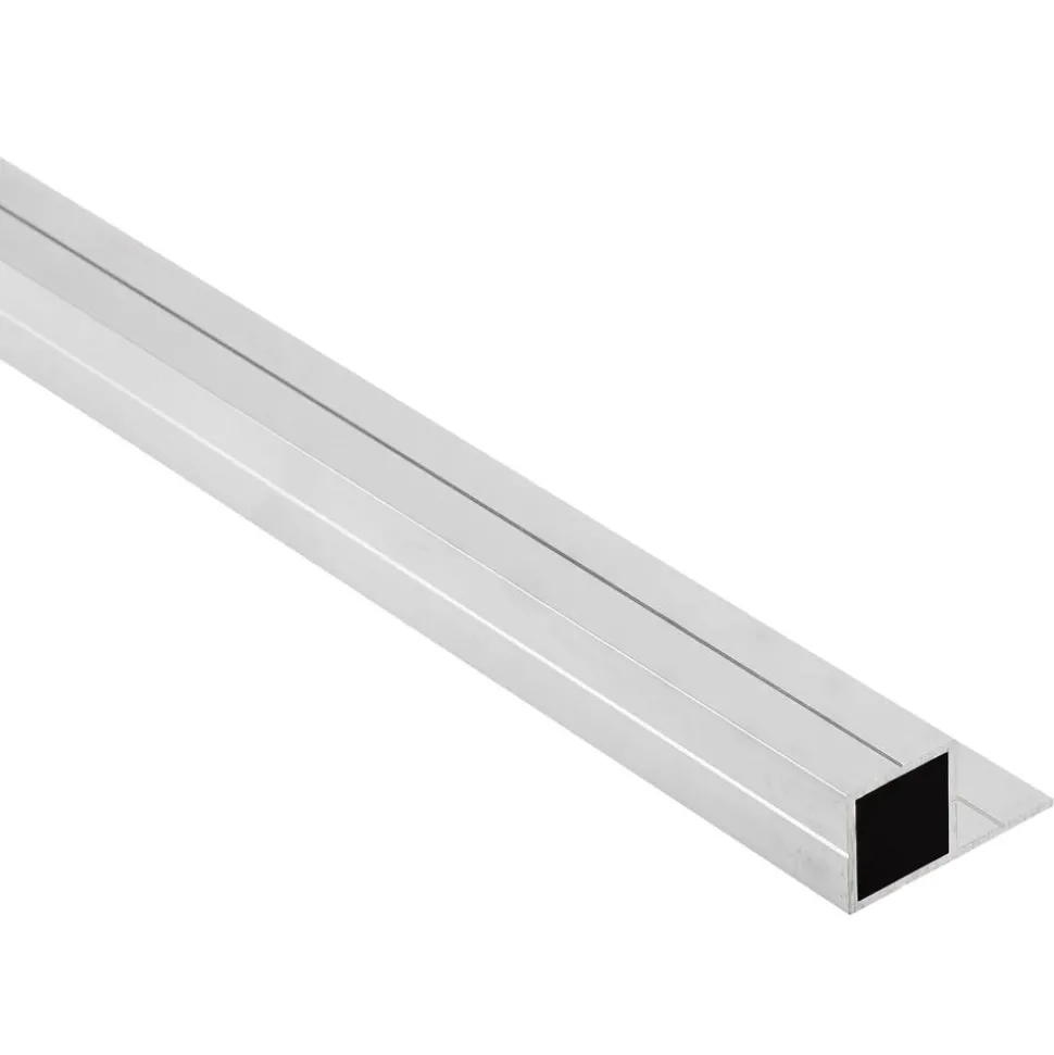 Alu-Quadratrohr mit Schenkel 2,35 x 250 cm