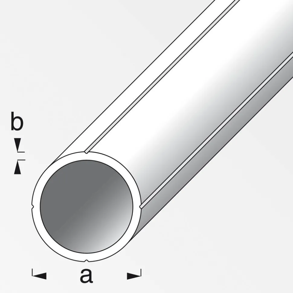Alu-Rundrohr M20 blank 250 x 2,35 cm