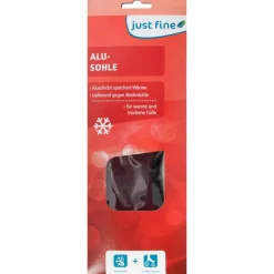 Alu-Schuheinlegesohle braun, silber 40/41