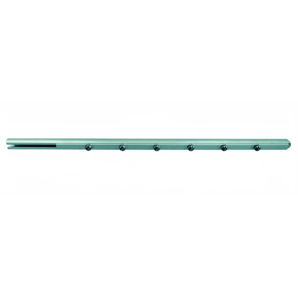 AluTop Geländerstab 'B1' Aluminium eloxiert Ø 44 x 1100 mm, inklusive 6 Klemmhalter