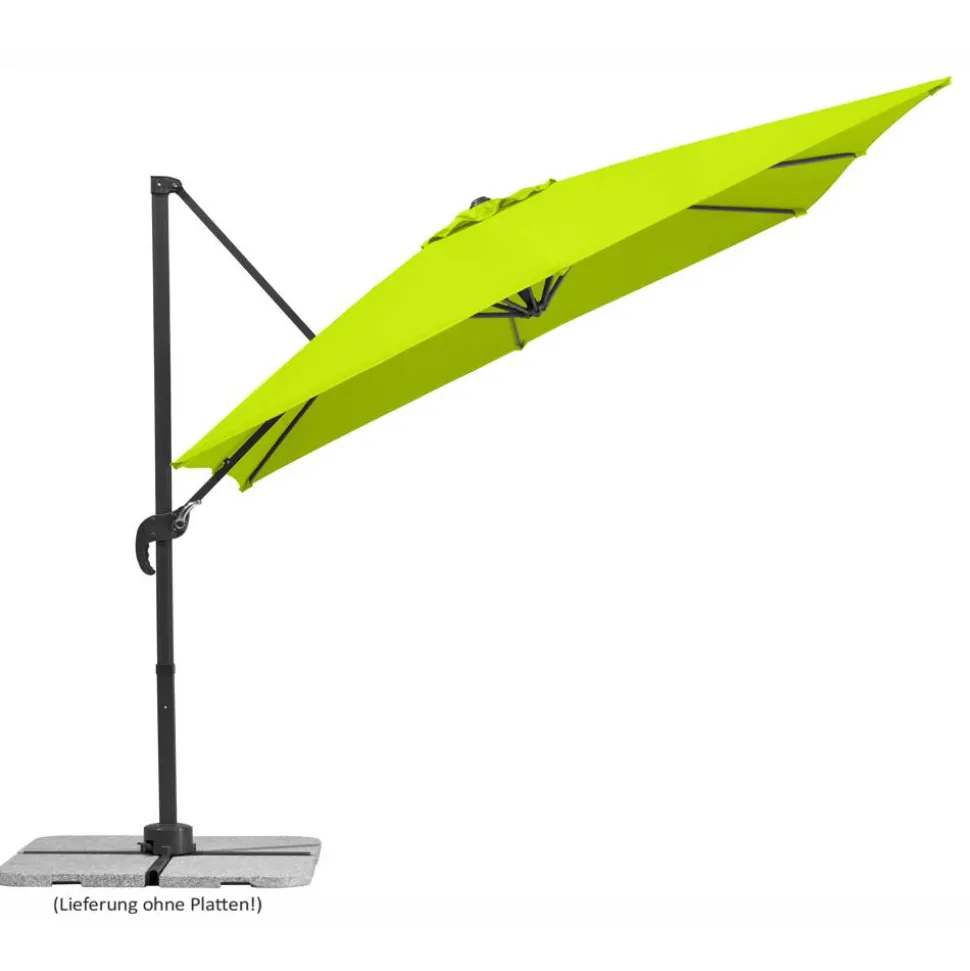 Ampelschirm 'Rhodos Junior' drehbar/neigbar 270 x 270 cm