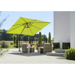 Ampelschirm 'Rhodos Junior' drehbar/neigbar 270 x 270 cm