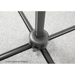 Ampelschirm 'Rhodos Junior' drehbar/neigbar 230 x 230 cm