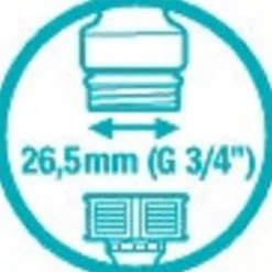 Anschluss-Set für Gartenschlauch 13 mm (1/2")