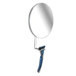 Antibeschlagspiegel Edelstahl glänzend Ø 17 cm